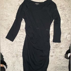 Express dress with side ruching XS